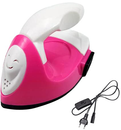 Mini Plancha Eléctrica de Mano con Base de Carga para Manualidades y Viaje, Prensa de Calor con Accesorios