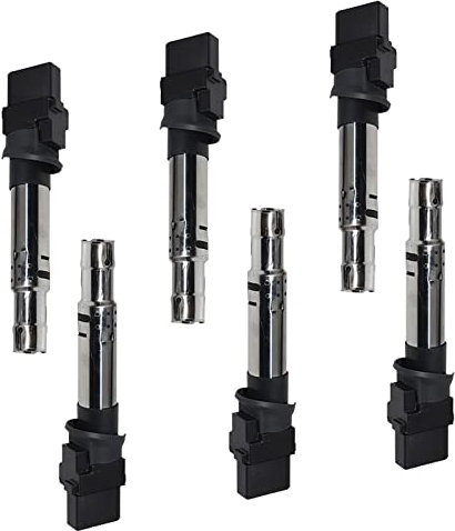 Zündspule 6PCS Zündspule 022905715B, Für Audi Q7 A3 TT Quattro, Für VW Golf Passat Touareg Phaeton 95560210103 UF635
