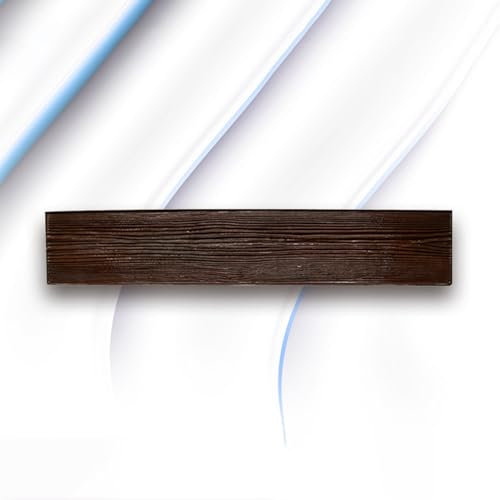 Moldes Hormigon Impreso Hormigón de Textura de Madera que Sella Las Esteras Decorativas, Sellos de Tablones de Madera de Poliuretano con Asas, Sello de Piel con Textura de Cemento para Patio/ Pasarela