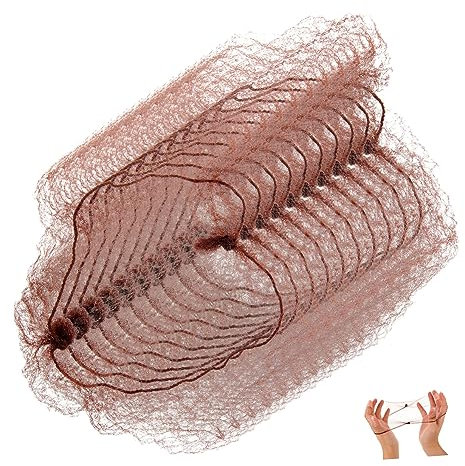 Beatifufu 50stücke Unsichtbares Haarnetz Mit Elastischem Rand Mesh Haarnetze Für Dutt Perücken Und Frisuren Geeignet Für Tänzerinnen Krankenschwestern Und Partys