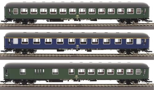 Roco 6200051 H0 3er-Set 1: D 377 „Hispania-Express“ der DB 2. Klasse Büm 234, 1. Klasse Aüm 203, Halbgepäckwagen BDüm 2