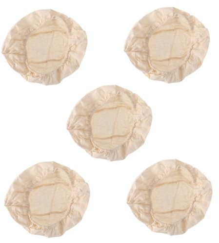 LALADEFIEE 5pezzi Cestini Per Pane in Coperture Per Lievitazione Pane Rivestimenti Antiaderenti Per Cestini Da Cucina Accessori Per Forno