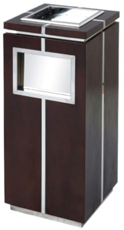 BOGAZY Papelera Cenicero De Metal para Basura, Cenicero Reutilizable para Cigarrillos, Cenicero Cuadrado para Interior Y Exterior, Papelera Basura Contenedor