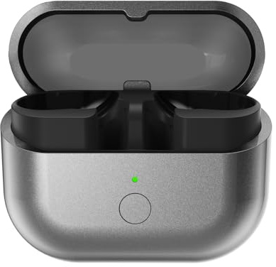 leQuiven Boîtier de Charge sans Fil pour Samsung Galaxy Buds 3 Pro, Charge sans Fil et Câblée, Boîtier de Remplacement avec Bouton d’Appairage Bluetooth (Écouteurs Non Inclus)