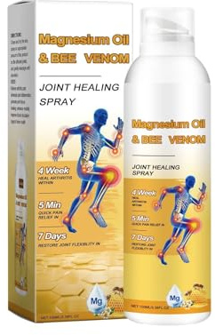 XINGBEI 2 Pcs Magnesium Oil Joint Spray,Joint Healing Spray for Muscle and Joint Recovery,Effective Joint Bone Cream for Inflammation & Stiffness for Muscle and Joint Recovery (1)