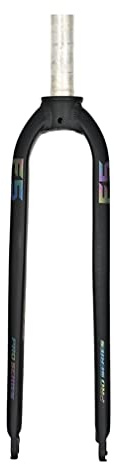 FKXSXAZ Fourche Rigide VTT 26/27,5/29 Pouces, générique, Freins à Disque, ultralégère, en Alliage d'aluminium, axe QR 1-1/8'' 9 mm (Couleur : Multicolore)