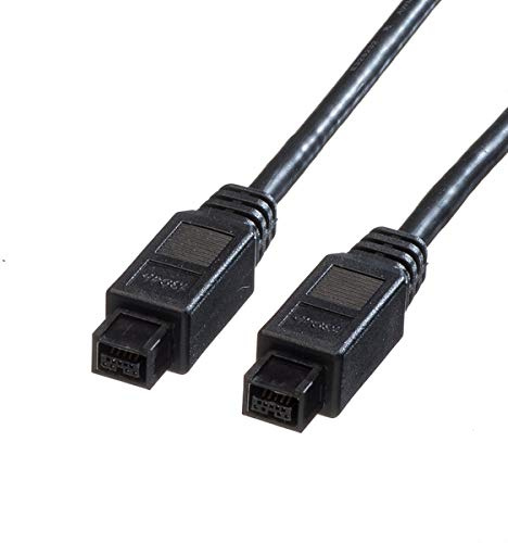 ROLINE IEEE 1394b Kabel, 9/9polig, schwarz, 1,8 m