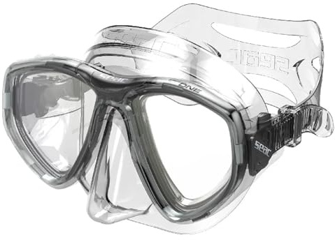 SEAC One, Diving Mask for Scuba Diving, Snorkeling, Free Diving and Spearfishing, Replaceable Lenses