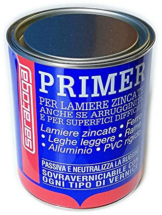 Saratoga primer ancorante antiruggine lamiera zincata alluminio superfici difficili 1lt