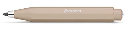 Kaweco SKYLINE SPORT - Matita meccanica Macchiato, 3,2 mm, 5B, in plastica di alta qualità, design alla moda, ricaricabile in beige, 10,5 cm