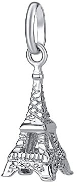 SILVEGO Damen Anhänger aus 925 Sterling Silber Eiffelturm