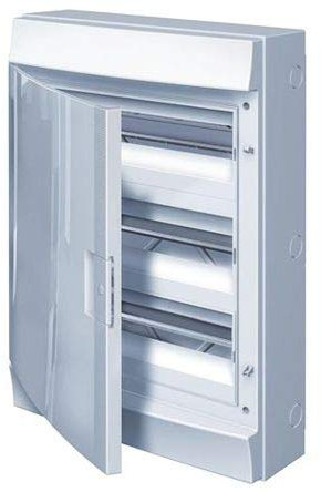 abb-entrelec mistral65 – Boîte 48 modules 4 rangées Porte occultant