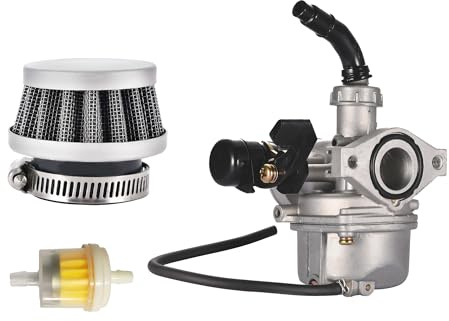 GOOFIT PZ19 Vergaser mit Luftfilter Ersatz für Chinese 50cc 70cc 90cc 110cc 125cc ATV Scooter Dirt Bike