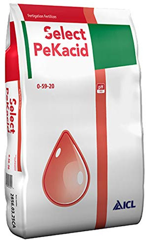 ICL Select PeKacid 60% Anidride fosforica 20% Ossido di potassio concime fertirrigazione 25 kg