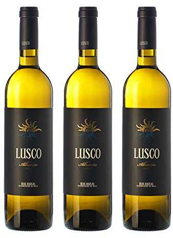 Albariño Lusco - Vino blanco de 75 cl - D.O. Rias Baixas Condado de Tea - Bodegas Gonzalez Byass (Pack de 3 botellas)