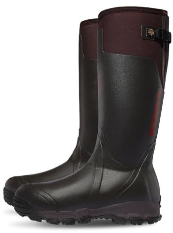 LaCrosse mäns Alphaburly Pro 18 tum 1600G jaktskor, Brun, 44.5 EU