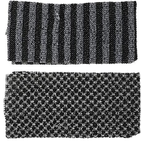 HEALLILY 2 Stück Doppelseitiger Peeling Rückenschrubber Für Dusche Und Bad 39X8 Zoll Körperhandtuch Zur Gründlichen Reinigung Von Rücken Hals Und Schultern