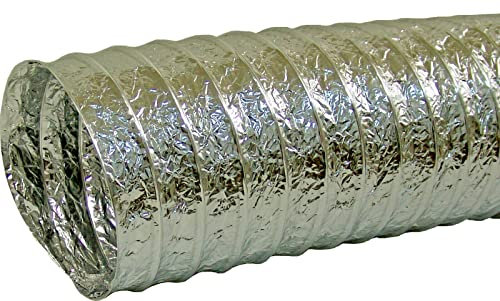 Alu-Flex-Rohr Flexschlauch Lüftungsschlauch Abluftschlauch Rohr (Ø 100mm, 1m)