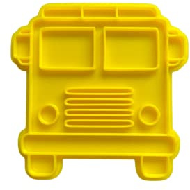 The Cookie Cutter Hub 10cm Fire Truck Cookie Cutter and Matching Embosser for Cookies Biscuits Clay Baking Decoration