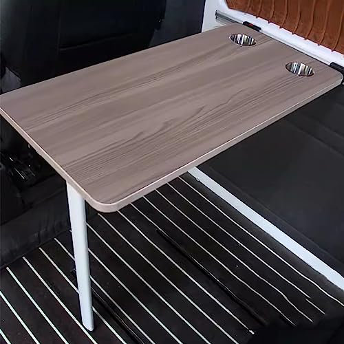 Klappbarer Wandtisch for Wohnmobile, Wandmontage-Hängetisch, klappbarer Camping-Picknicktisch, 19,5 * 31 Zoll, geräumige Tischplatte, ideal for Wohnmobile und Wohnmobile ( Color : Gray walnut , Size :