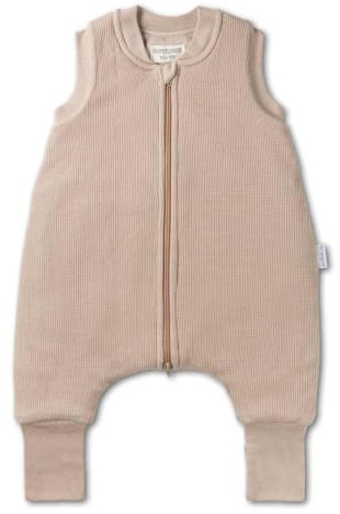 Hofbrucker® Herbst Winter, Baby Schlafsack mit Füßen, Bio-Baumwolle, OEKO-TEX Zertifiziert, weicher ärmelloser Schlafsack für Baby & Neugeborerene Schadstoff frei von Synthetik | Mit 100% Bio Baumwolle, Atmungsaktiv & ärmellos, Ideal für Herbst und Winter