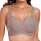 OXYIBRAS Modisch Mesh BH Damen Ohne Bügel Nahtlos Atmungsaktiv Bralette T-Shirt Schlaf-BH Mit Zusätzlicher Verlängerung GRL
