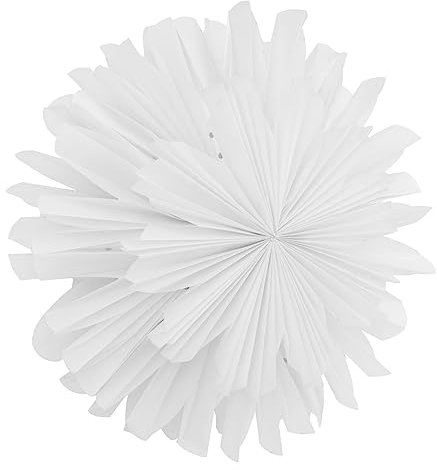 BESTonZON Lampenschirm Hochzeitsdekoration Spinnengehege Puzzle-Lampe Wand Stehlampe Laterne Deckenleuchtenschirm leichtes Accessoire Anmut Leuchter Deckenlampe schmücken Papierblumen Weiß