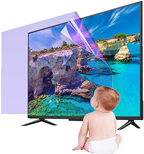 ATNCKS Filtre de lumière bleue/protecteur d'écran anti-reflet pour TV LCD LED OLED 4K HDTV soulage la fatigue oculaire 60 sans bord (40)