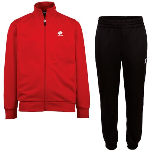 Lotto Trainingsanzug Kinder 110-176 I 100% Polyester I Seitentaschen | Unisex Jogginganzug für Jungen und Mädchen I Sportanzug mit elastischem Bund I Regular Fit