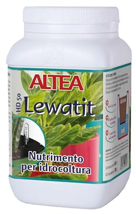 Tecnokit Lewatit Concime Per Idrocultura E Kit Idroponica, Resine A Scambio Ionico A Lento Rilascio, Fertilizzante Idroponica Completo Per Piante Verdi E Orto, Barattolo Da 400 ml