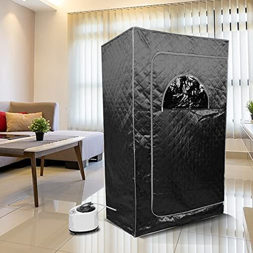 OHMG Sauna,Sauna Portable Corps Complet,3L Sauna à Vapeur,Detox,Perdre du Poids Tente Sauna Mobile, Spa Sauna Maison,Tente de Sauna Pliable Cabine,avec 1000W Vapozone