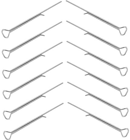 OUNONA 12pezzi Clip di Fissaggio per Stoppini per Candele in Acciaio al Carbonio Supporto per Stoppini per Candele da Te Stabilizzatore per Strumento di Centraggio per