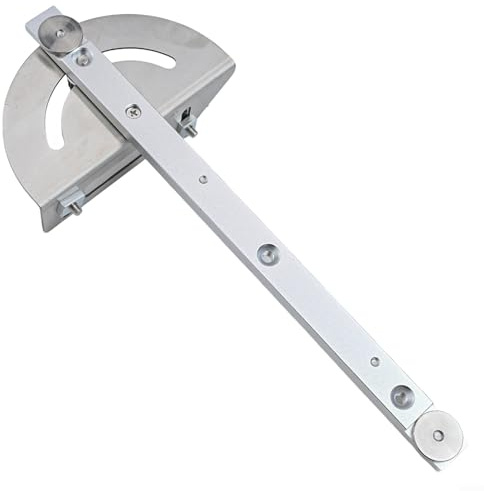 Tischkreissäge Gehrungsanschlag Mit Schiene Und Anschlag Für Holzbearbeitung Verstellbarer Winkel Lineal Führungsschiene Aluminiumoxid Präzisions Werkzeug 215/415mm(B)