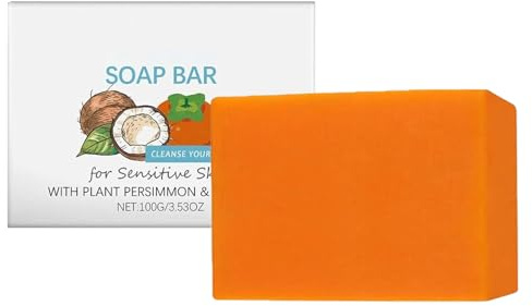 Jabón corporal de caqui, jabón de caqui con control de olores, extracto japonés, desodorante de baño para mujer. (1pcs)