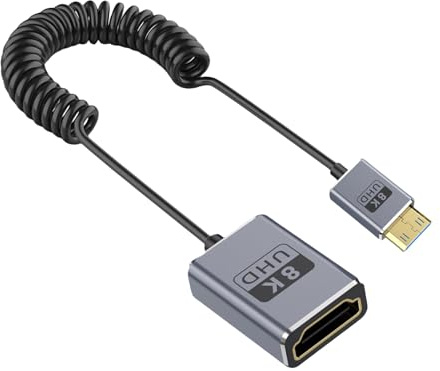 Laikoutd Supporto Cavo in Miniatura Efficiente Video 8K per Tablet Telecamere Vari Dispositivi Che Collegano Laptop A E Monitorano Cavo Cavo Coassiale