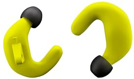 Blok E2 Otoprotettore Ergonomico Brevettato | Protezione dal rumore 32dB | Tappi antirumore per lavoro, tempo libero, concerti, concentrazione | Certificato DPI classe III (Giallo fluo, Taglia unica)