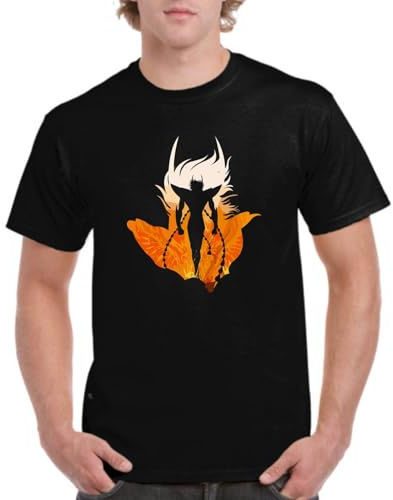 the Fan Tee Camiseta de Adulto de Hombre Dibujos Animados Zodiaco Caballeros de Atenea 109 M