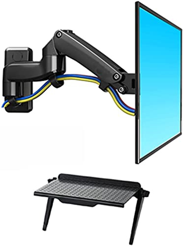 TV Mount, Full Motion Wall Bracket for 40-50 Inch Flat & Curved TVs, Holds Up to 16kg, Aeroelastic Hovering and Lifting Function