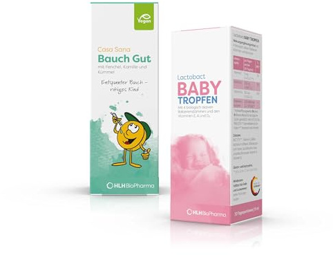 BABY-Bäuchlein-Paket mit 1x Casa Sana Bauch Gut 30ml & 1x Lactobact Baby Tropfen 15ml