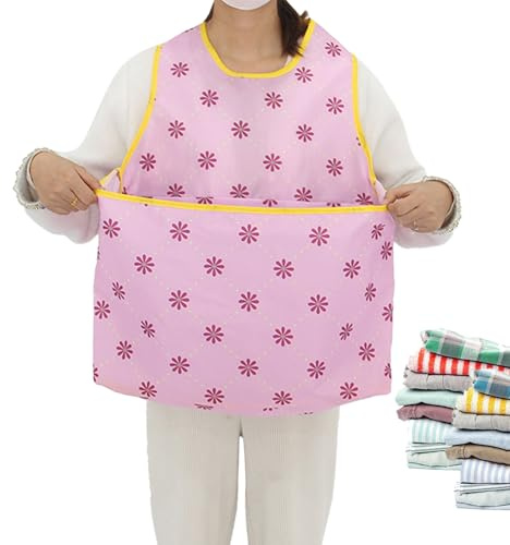 Clothes Drying Apron - 66x96cm Gardening Apron For Women | Wearable Laundry Aprons | Versatile Garden Aprons With Large Pocket | Waterproof Portable Drying Clothes Organizer For Women And Men