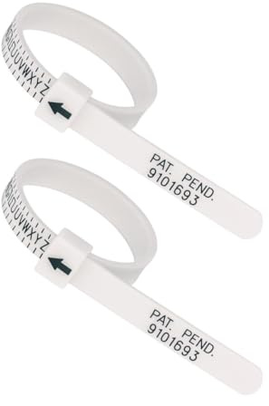 UK Ring Sizer/Measure for Men and Women – Sizes A–Z+9 – 2 Pack