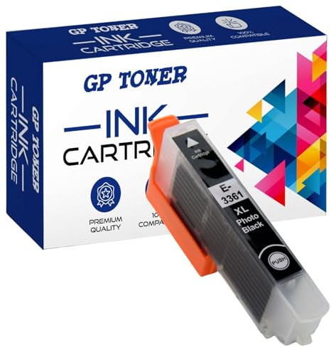 Druckerpatronen Tintenpatronen kompatibel für Epson XP 530 540 630 635 640 830 900-33XL Foto Schwarz