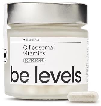 Vitamina C Liposomal 56g - Vitamina C Pura - Mejora el Sistema Inmunológico + Energía + Antioxidante + Síntesis De Colágeno - Reduce Fatiga y Colesterol - Vegano Sin Gluten Ni Lactosa - be levels
