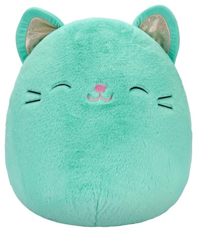 Squishmallows Squishmallow plyschdjur FuzzAMallows Charisma katten 50 cm gosedjur original 2024