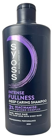 Shampoing Syoss Full Hair 5 Densité & Volume, pour cheveux fins, 440 ml