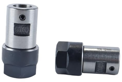 Ausi C20 Er16 Collet Holder, CNC Milling Motor Spindle Shaft Collet Chuck 12mm Spindle Cutter Bar Motor Shaft Clamping Tool for Lathe Drilling Machine