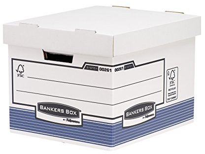 Bankers Box 0026101 Scatola Archivio Standard System, FSC, Confezione da 10 Pezzi