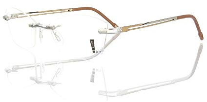 Switch It 3254 - Brille Rahmen - Gold, Silber, Schwarz - 135 mm
