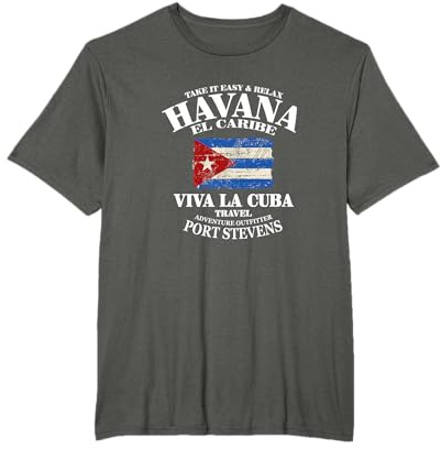 Cuba - Bandiera Cubana - L'Avana Maglietta