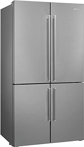 Smeg Frigorífico americano FQ60XF Clase F 1.82mX90.8cm No Frost Acero Inoxidable